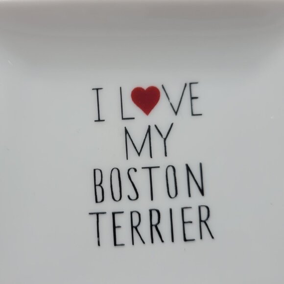 2 Fringe Trinket  I LOVE MY BOSTON TERRIER Pet Dog Puppy Breed Kennel - Picture 4 of 8